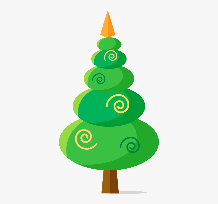 Stickers Sapin De Noël Fantaisie - Arboles De Navidad Geometricos, HD Png Download