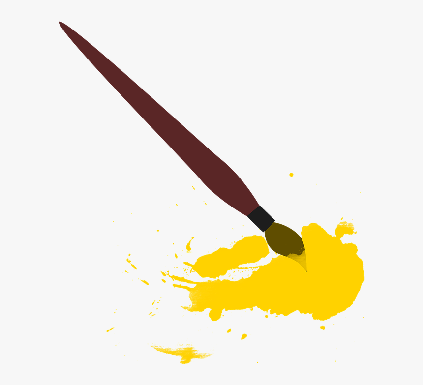 Brush Heart Clipart Clipart Black And White Stock Paint - ศิลปะ Png, Transparent Png