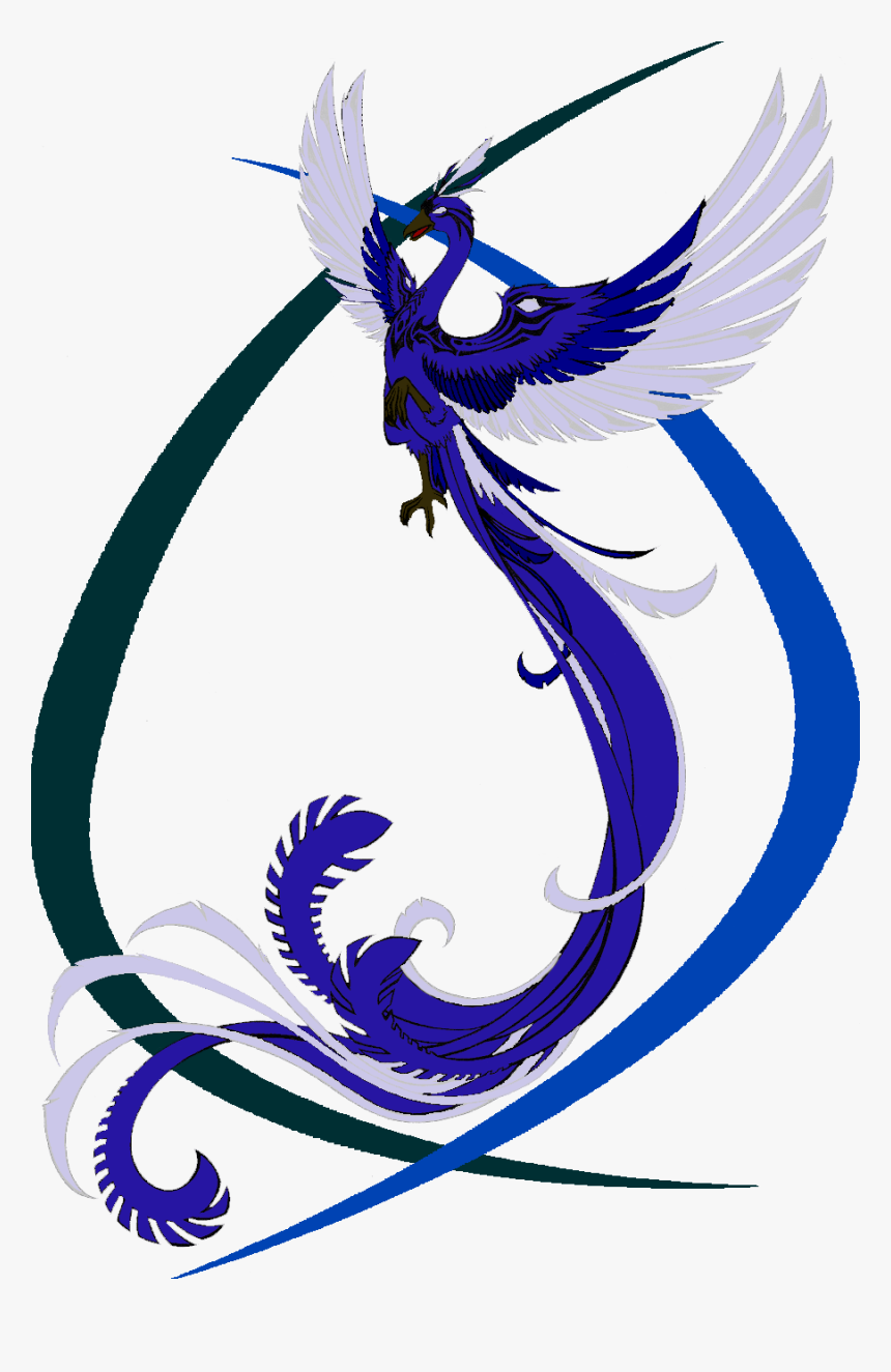 Blue Phoenix Transparent Background, HD Png Download