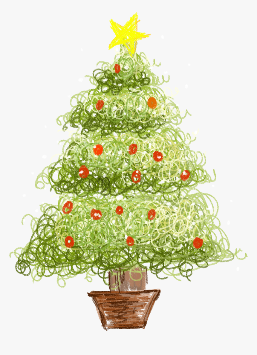 Christmas Tree Christmas Day Gift New Year Image - Christmas Message Frame, HD Png Download