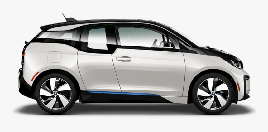 Capparis White W/bmw I Frozen Blue Accent - Bmw I3 2019 Side, HD Png Download