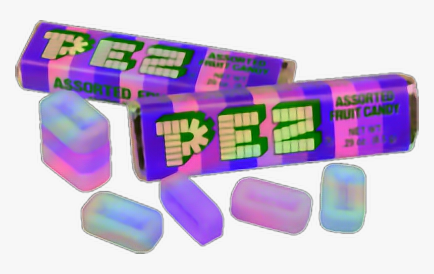 #pez #vapor #vaporwave #vaporwaveaesthetic #20s #aesthetic - Pez Candy Pez Background, HD Png Download
