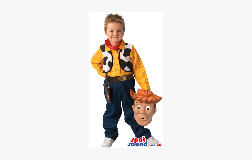 Cute Woody Form Toy Story Movie Children Size Costume - Child Size Mascot Costume, HD Png Download