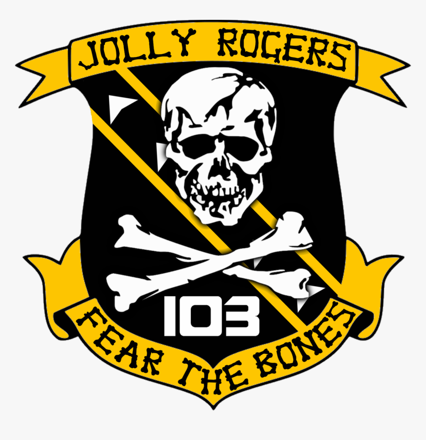 Jolly Rogers Squadron Logo, HD Png Download