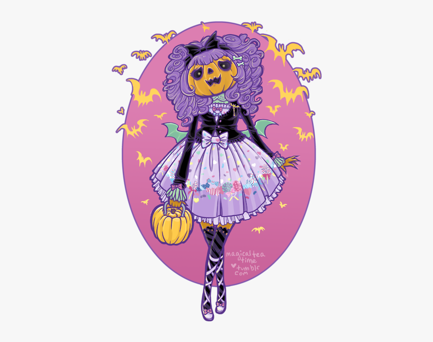 Creepy Cute Halloween Art, HD Png Download