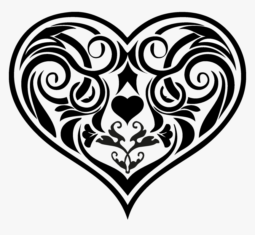 Transparent Decorative Heart Png - Illustration, Png Download