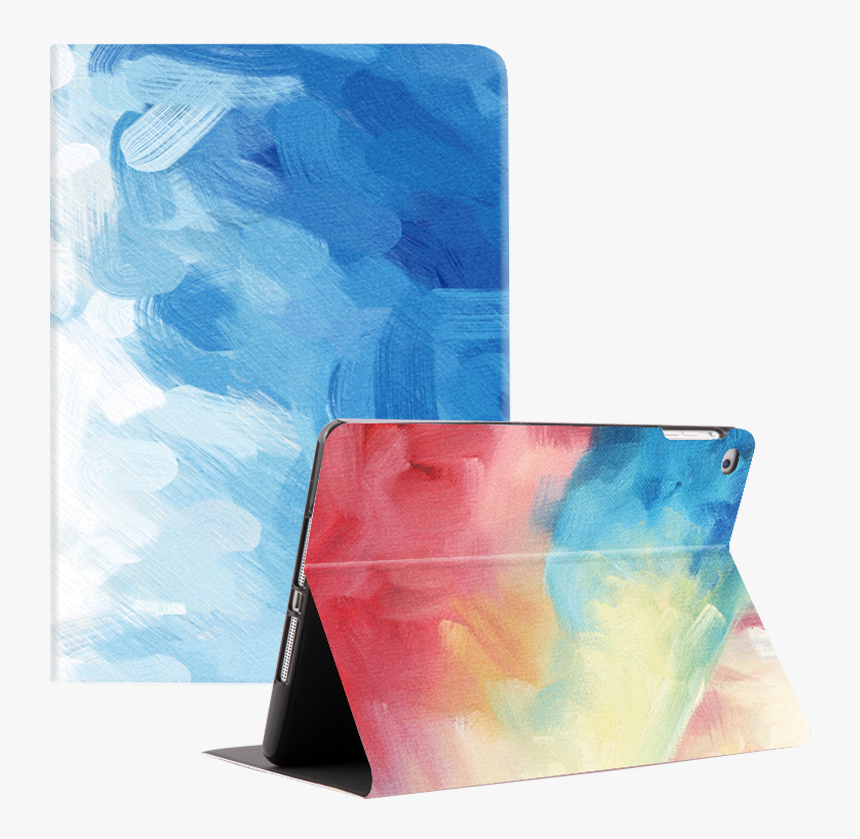 Ipad - 5寸软壳全包边pro11英寸防摔皮套 - Watercolor Paint, HD Png Download