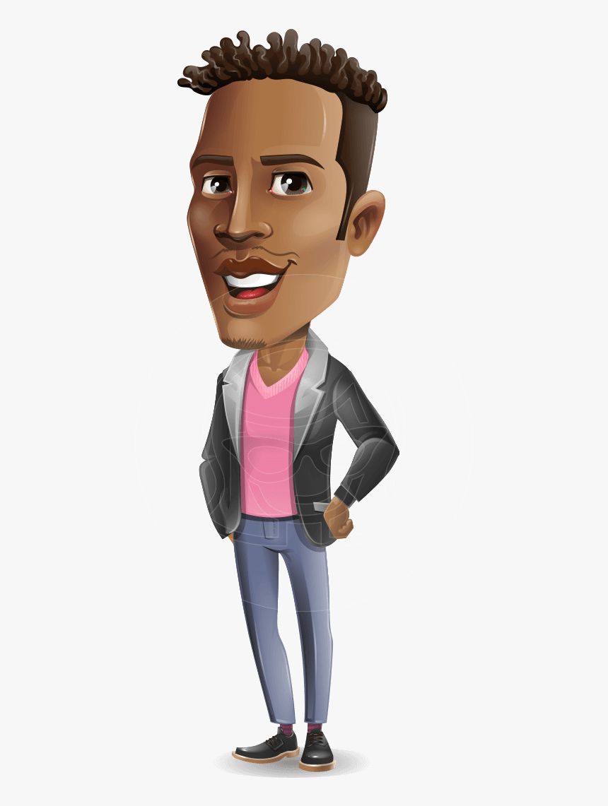 Clip Art American Man Cartoon Vector - Cartoon Picture Of A Man, HD Png Download