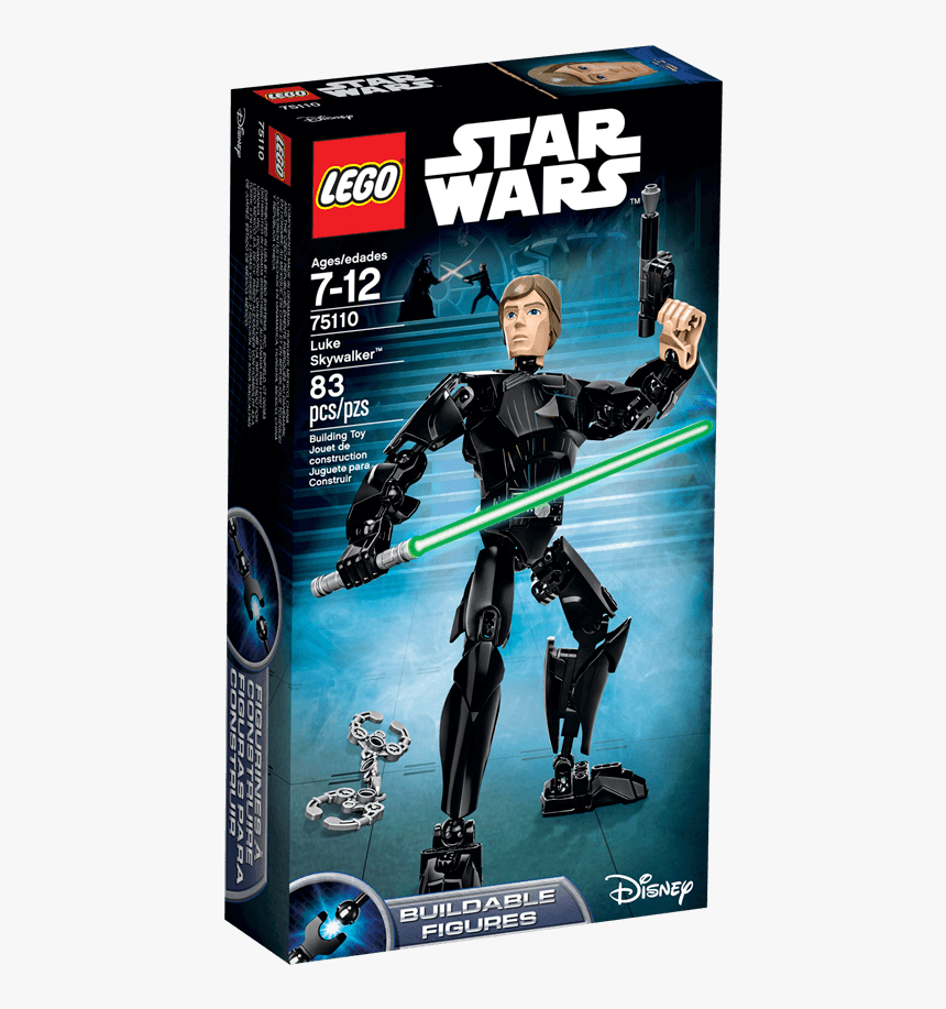 Lego Luke Skywalker Buildable Figure, HD Png Download