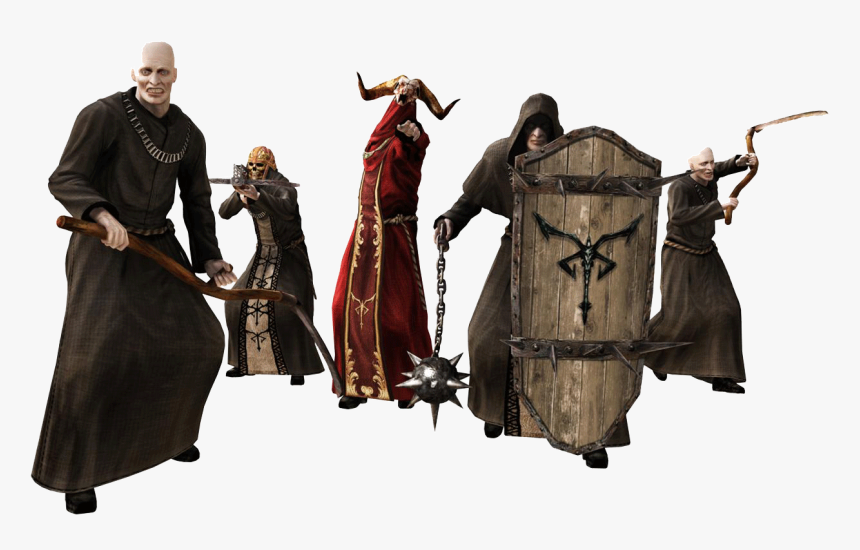1280px Monks Gif - Resident Evil 4 Los Illuminados, HD Png Download