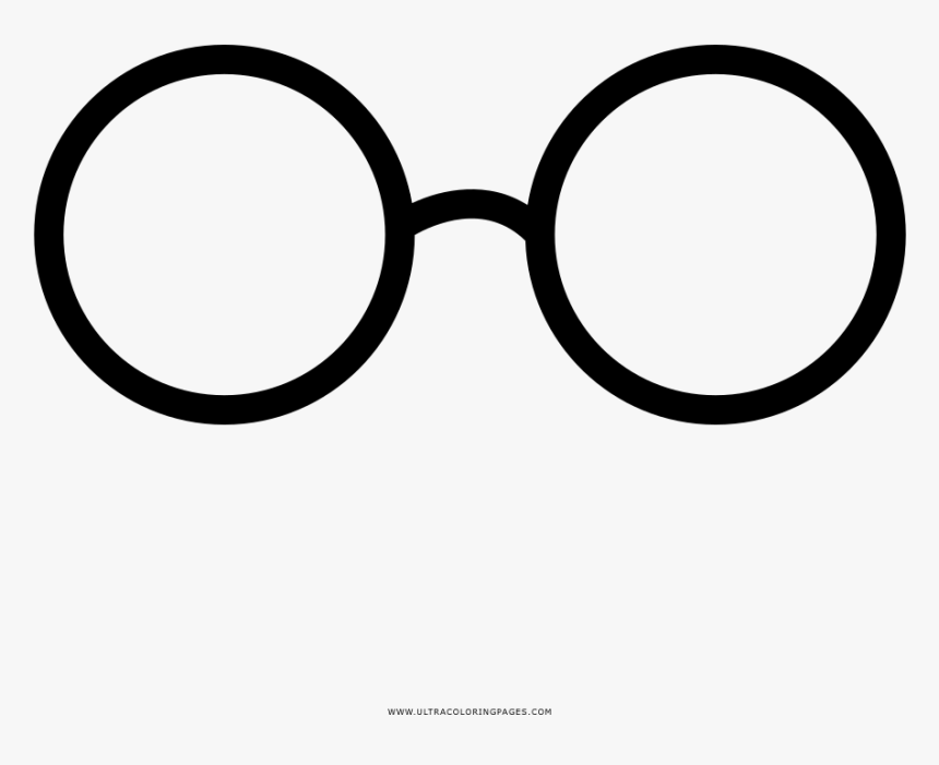 Specs Coloring Page - Imágenes De Gafas Para Dibujar, HD Png Download
