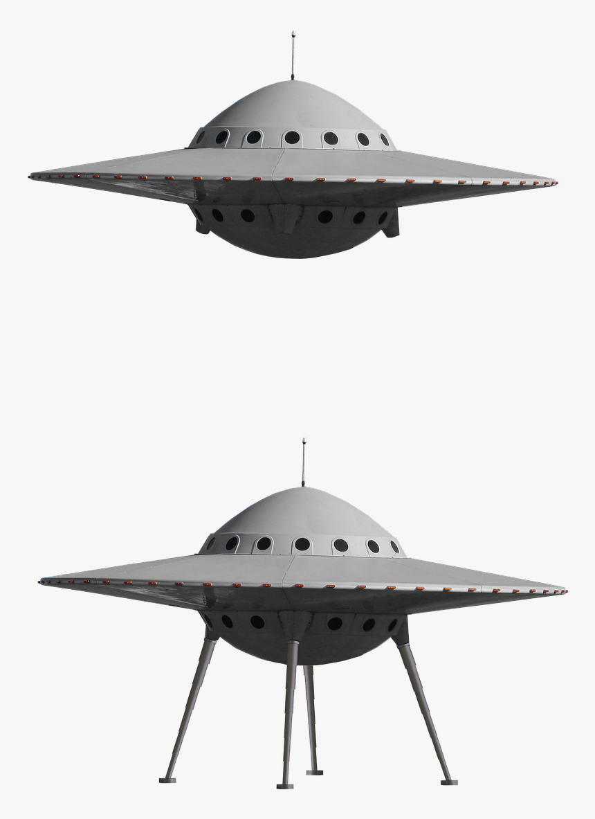 Ufo Spaceship Isolated Free Photo - Unidentified Flying Object, HD Png Download