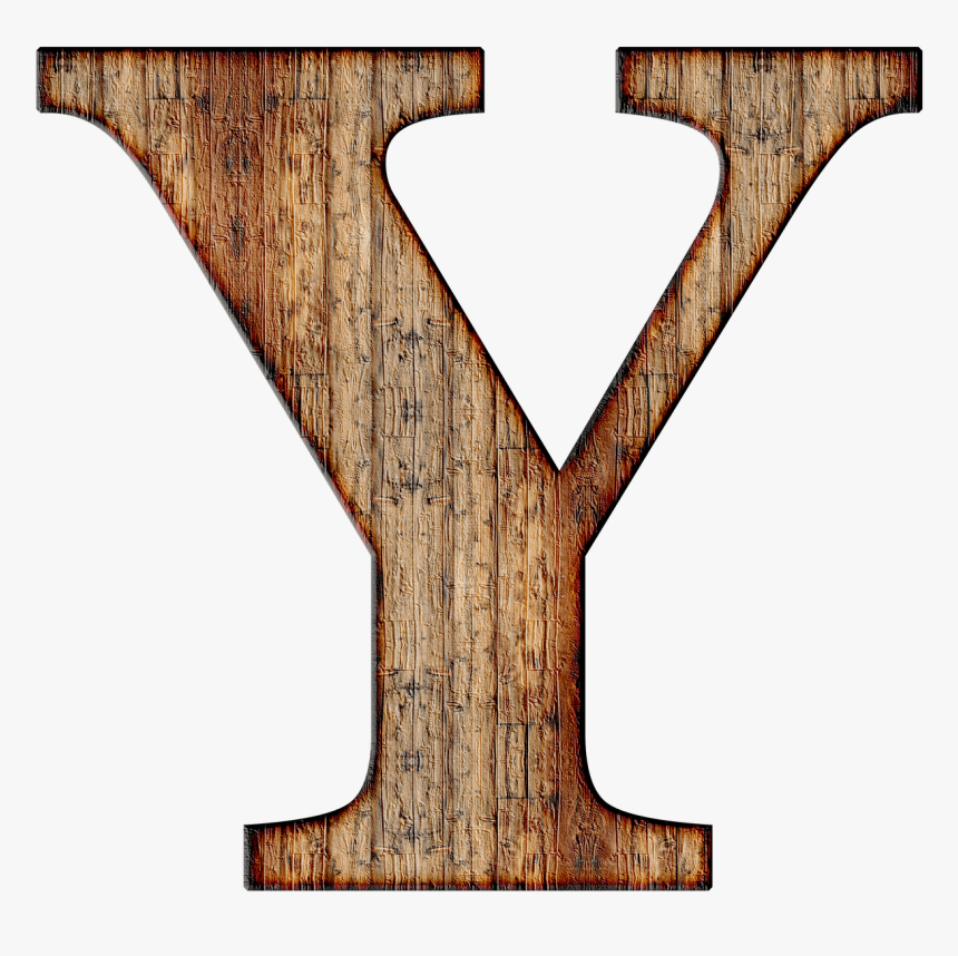 Wooden Capital Letter Y - Wooden Letter Y Transparent Background, HD Png Download