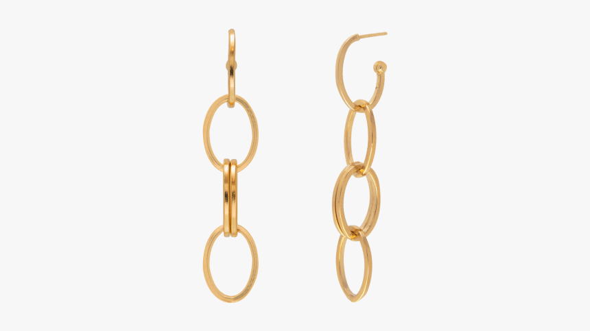 Monet Earrings Gold Plated - Earrings, HD Png Download