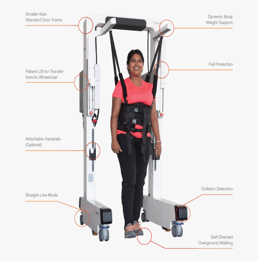 Overground Gait Training, HD Png Download