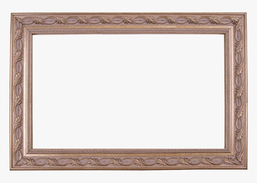 Le Flore Antique Silver Mirror Frame - Picture Frame, HD Png Download