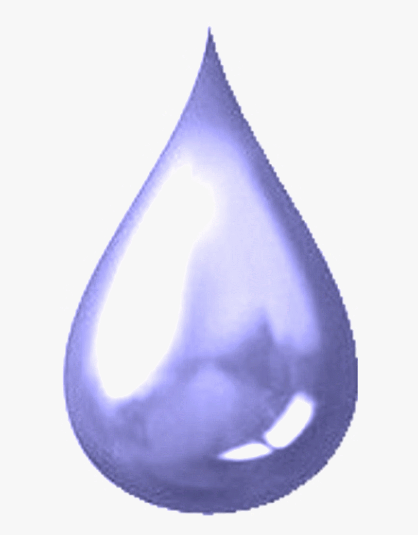 Water - Purple Water Droplet, HD Png Download
