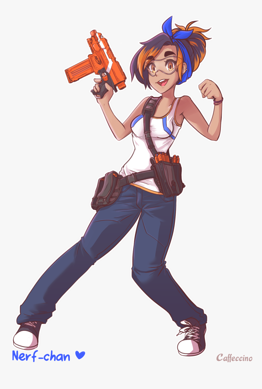 Blue Hair Png, Transparent Png