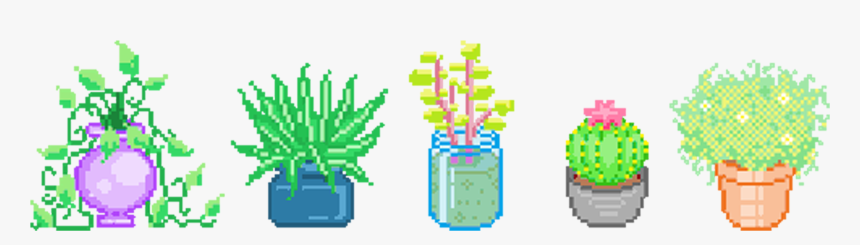 Vector Download Collection Of Free Plant - Transparent Cactus Pixel Art, HD Png Download