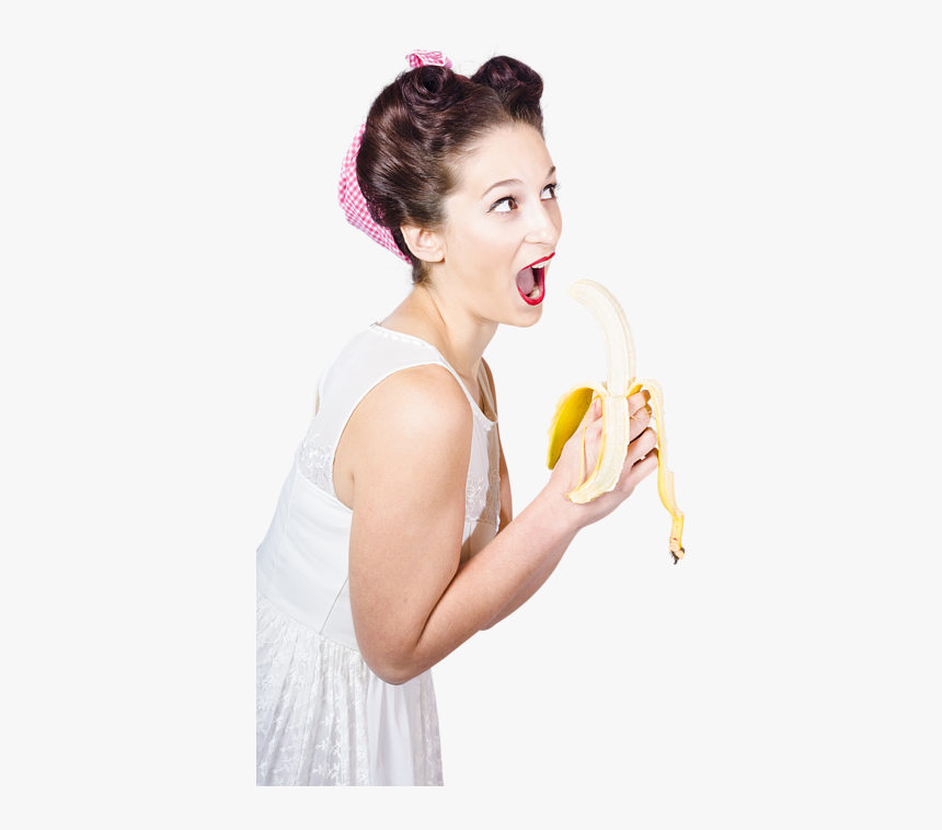 Women Eating Banana Photography, HD Png Download