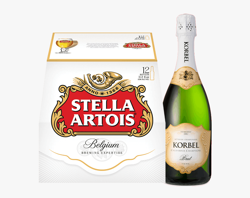 00 For Stella Artois® And Korbel® California Champagne - Stella Artois Beer Logo, HD Png Download