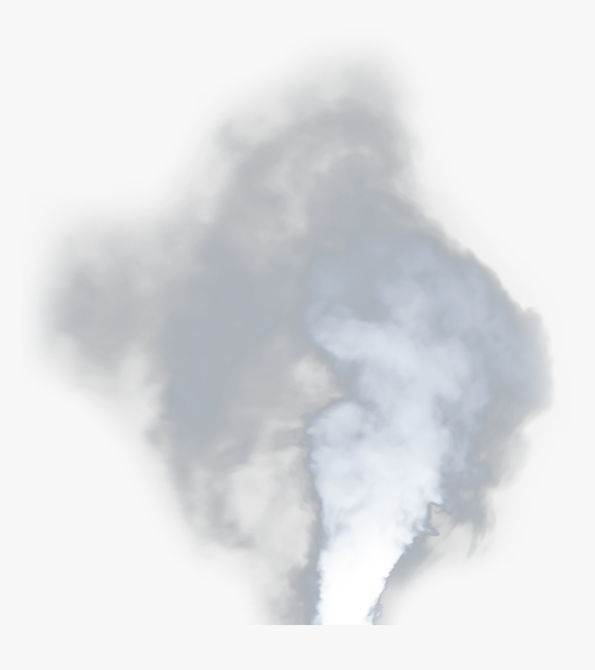 White Sky Black Pattern - Smoke, HD Png Download