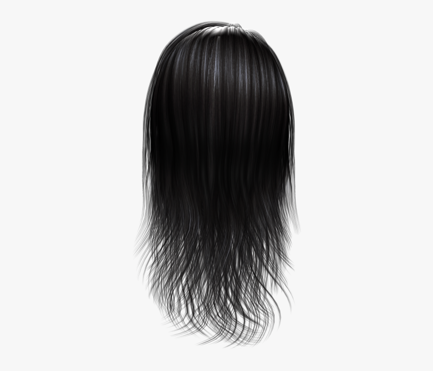 Texture Hair Black Png, Transparent Png