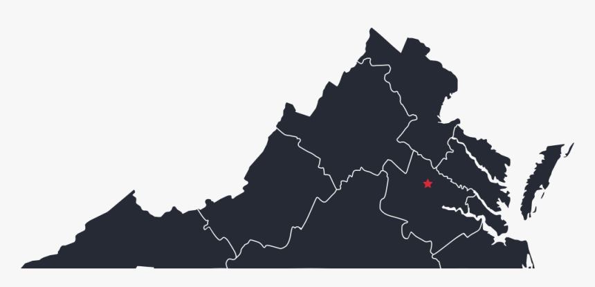 Virginia Congressional Districts By Party, HD Png Download
