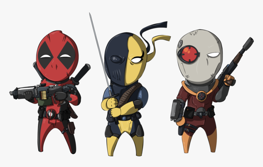 Mini Deads By - Deadshot Deadpool Deathstroke, HD Png Download