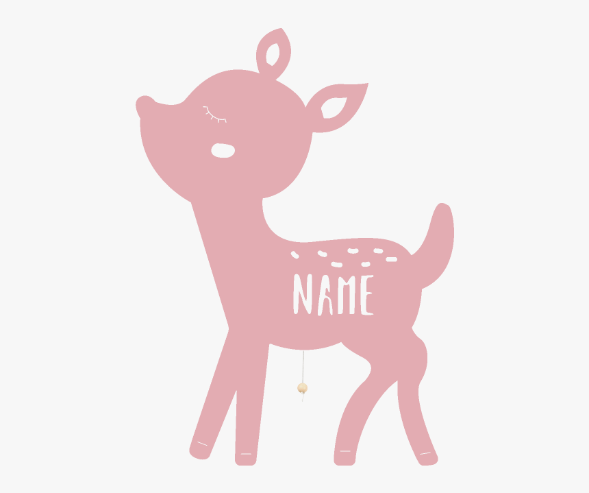 Nachtlicht Rita Das Rehkitz Personalisiert Für Baby - Animal Figure, HD Png Download