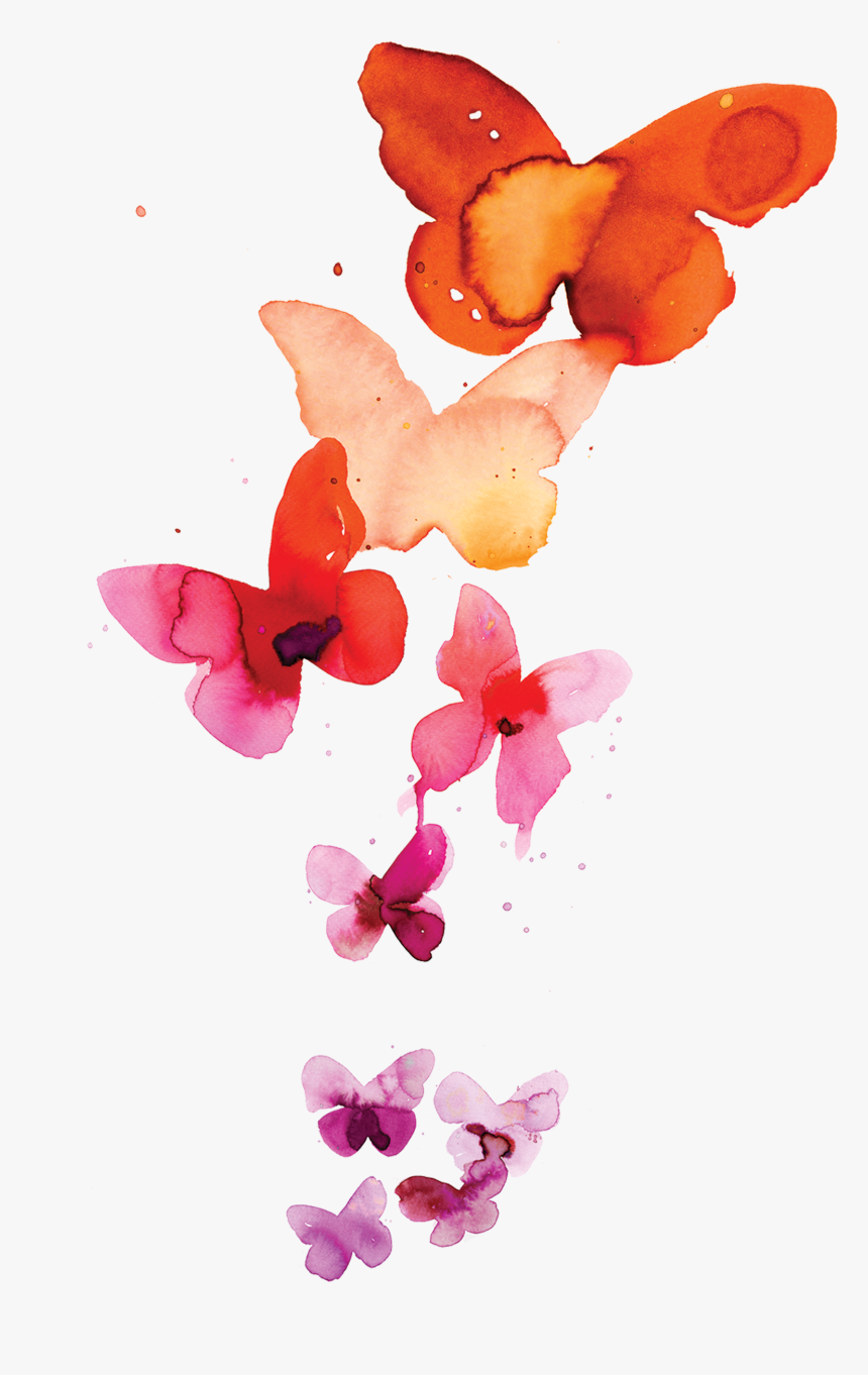 Watercolor Butterfly Tattoo, HD Png Download