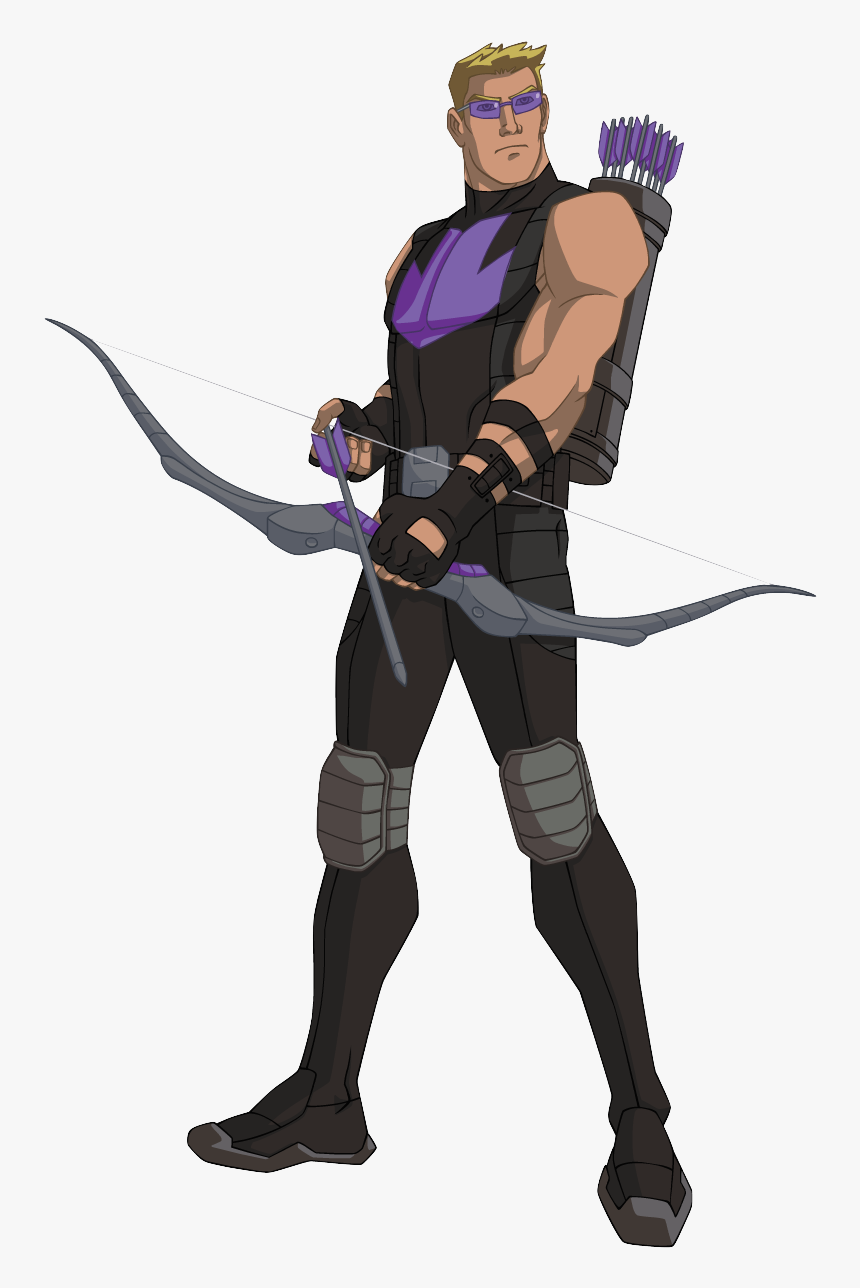 Hawkeye Avengers Assemble Cartoon, HD Png Download