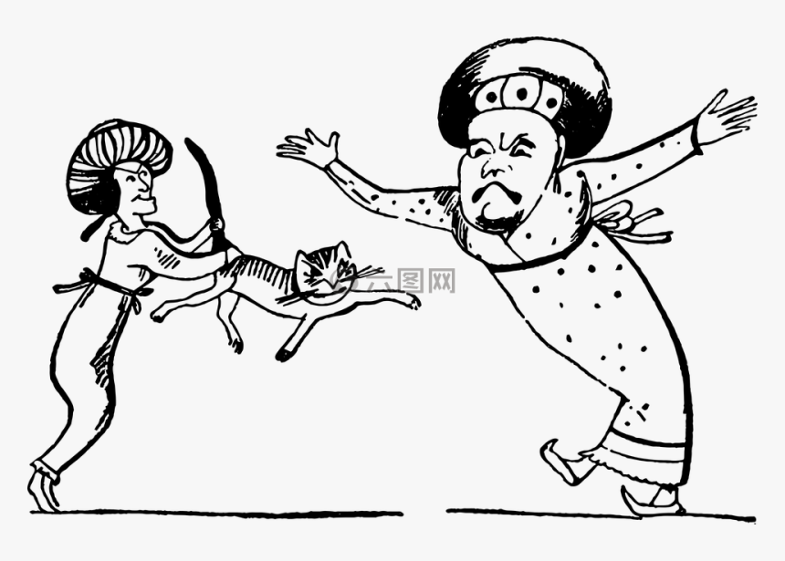 酿酒,素描,黑色和白色 - Edward Lear, HD Png Download