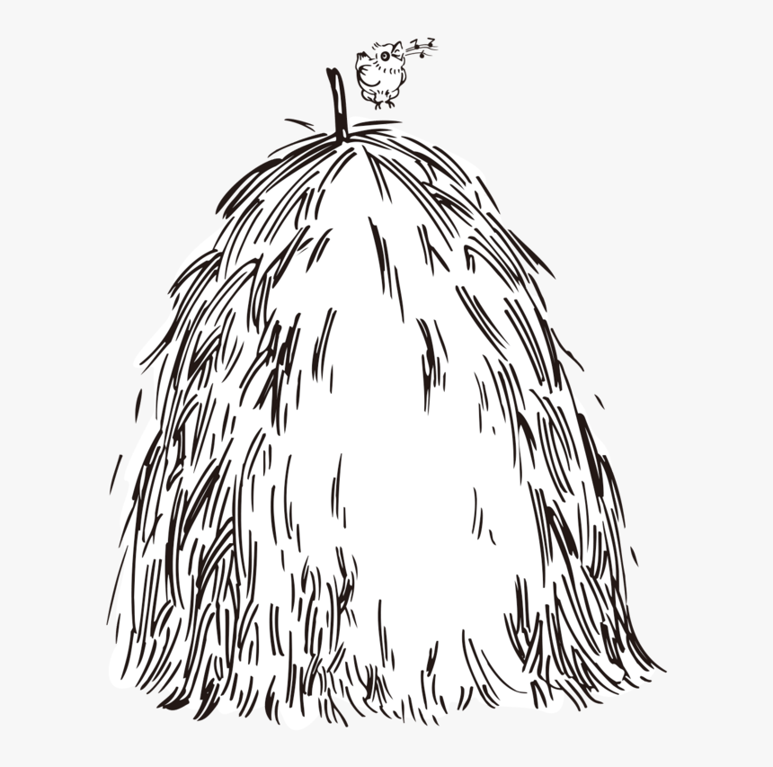 卡通草垛 - Drawing, HD Png Download