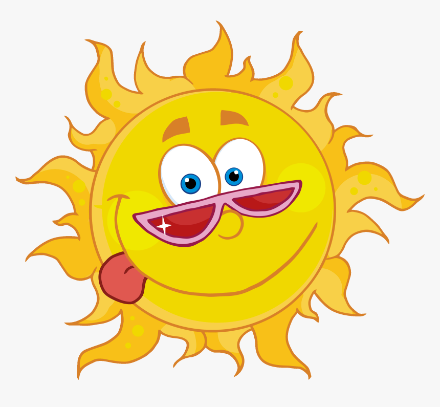 Scorching Sun Clipart Png Royalty Free Stock Paradis - Clipart Image Of Sun, Transparent Png
