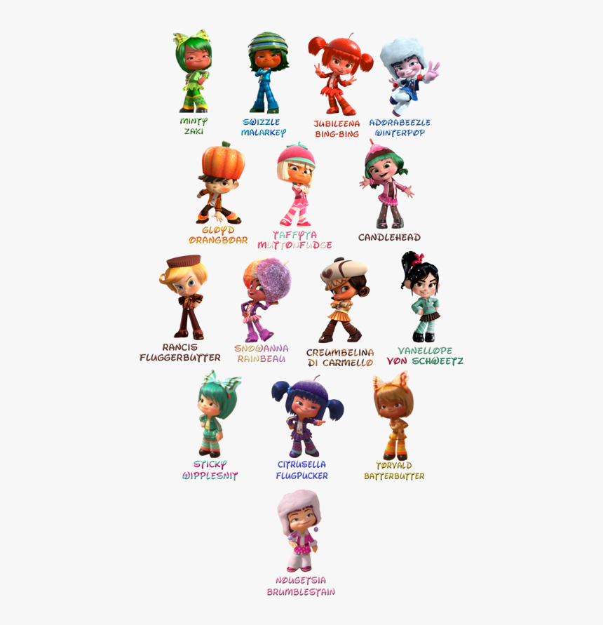 Sugar Rush Characters Wreck It Ralph, HD Png Download