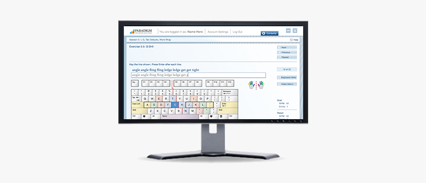 Computer Monitor, HD Png Download