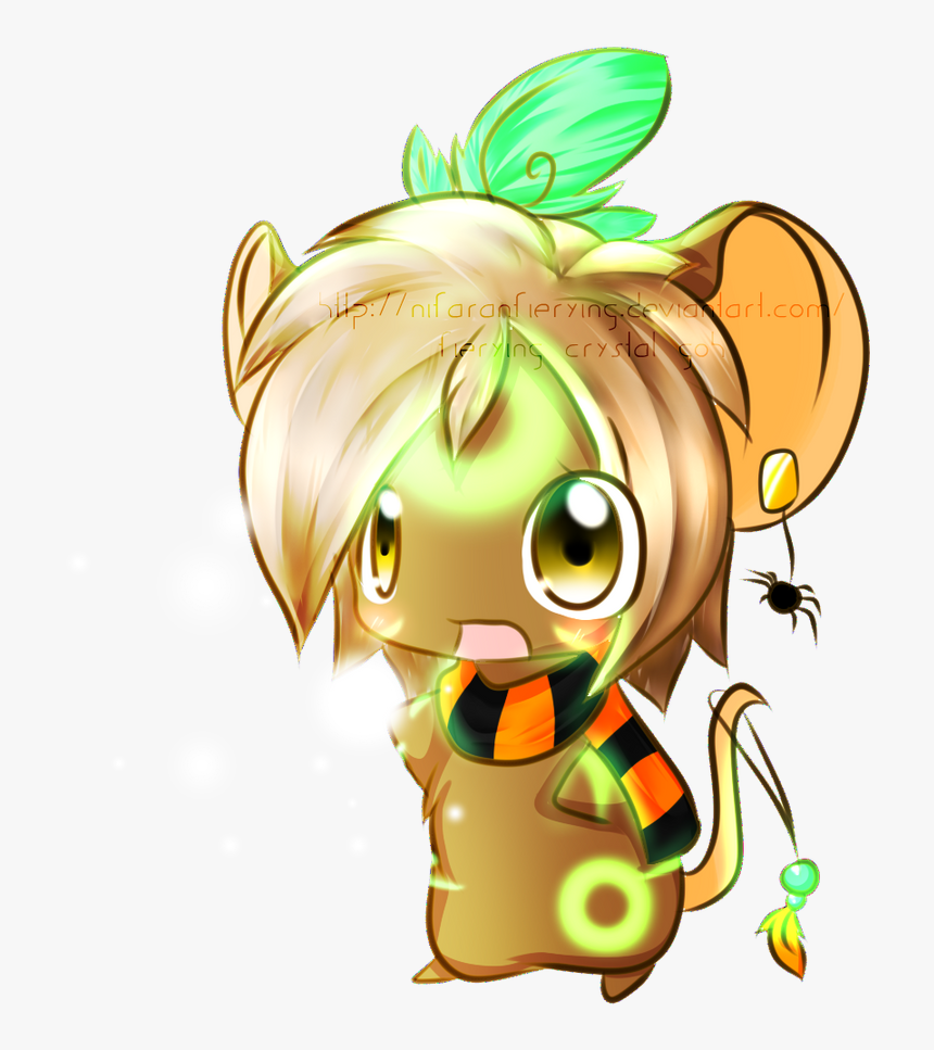 Commission Chibi Ninetail Fox By Nifaranfierying D4jj313 - Cartoon, HD Png Download