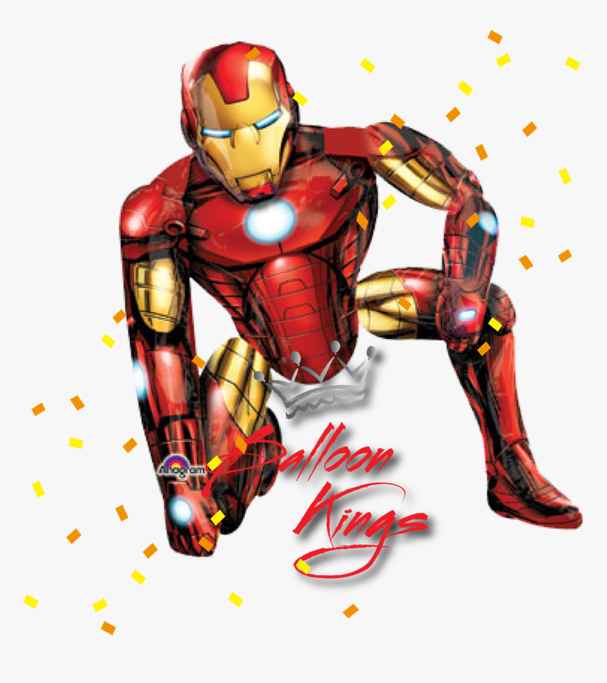 Iron Man Airwalker - Superhero Balloons Helium, HD Png Download