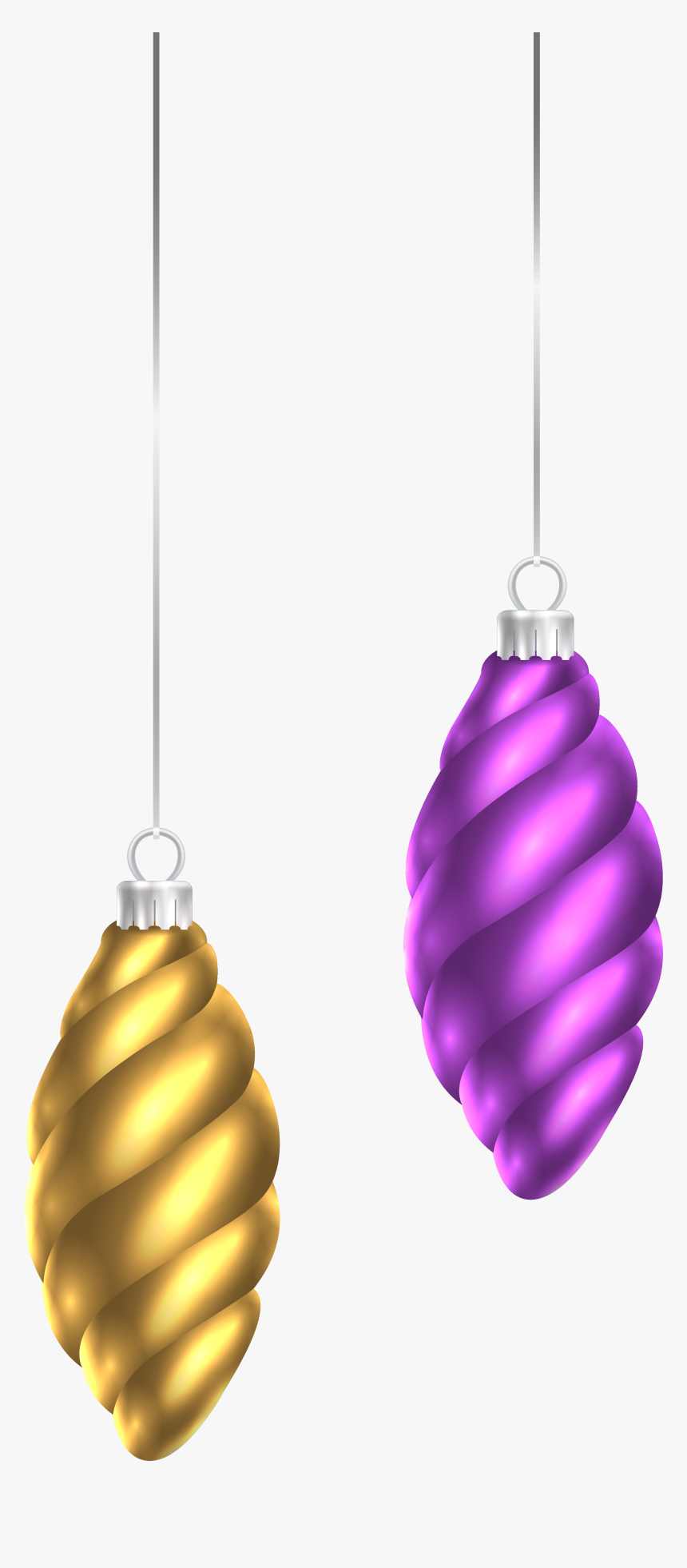 Christmas Ornaments Png Clip Art Image - Transparent Ornaments, Png Download