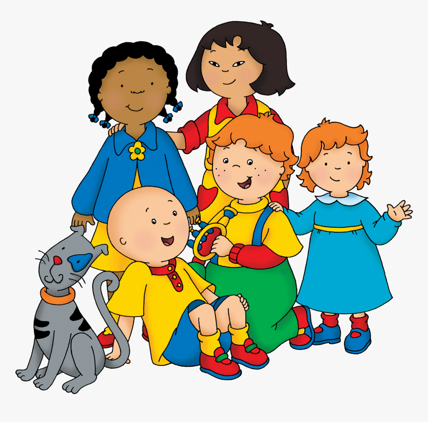 Cailou 
 Class Img Responsive Owl First Image Owl - Caillou Et Ses Amis, HD Png Download