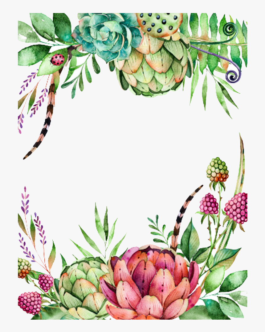 Wedding Invitation Plant Flower - Suculentas Png, Transparent Png