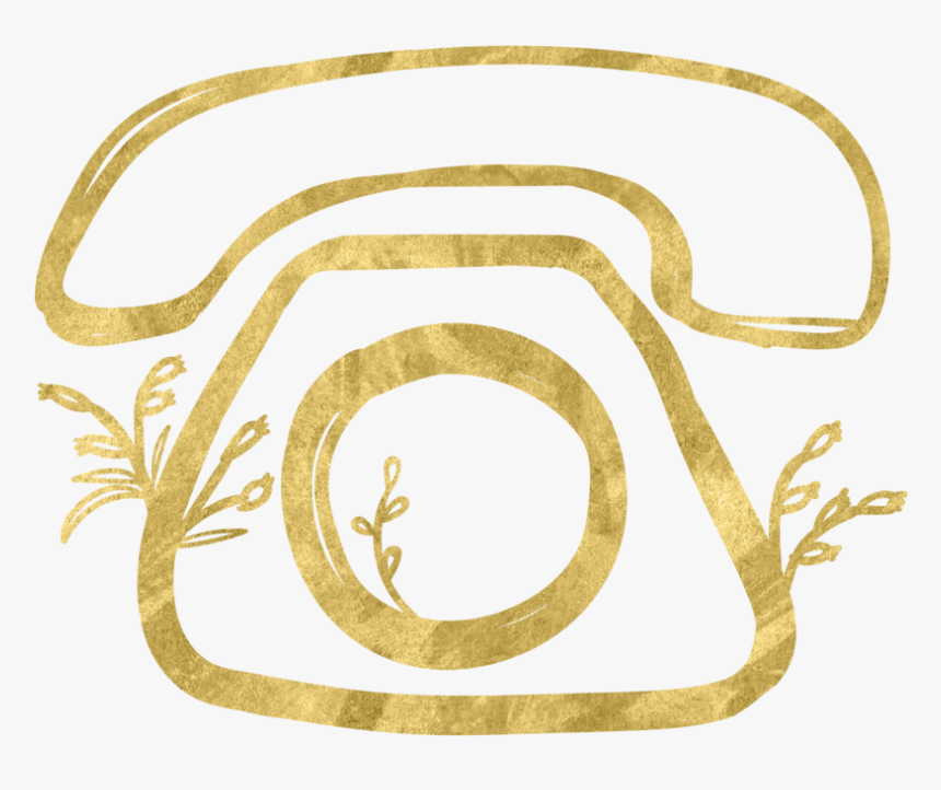 Hand Drawn Social Media Gold - Portable Network Graphics, HD Png Download