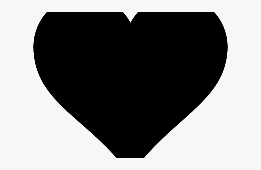 Black Heart Clipart - Clip Art Badge Silhouette, HD Png Download