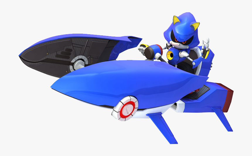 Sonic News Network - Sonic All Star Racing Metal Sonic, HD Png Download