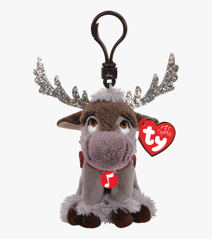 Ty Frozen Sven Frozen 2 Reindeer With Sound Clip - Ty Frozen 2 Plush Sven, HD Png Download