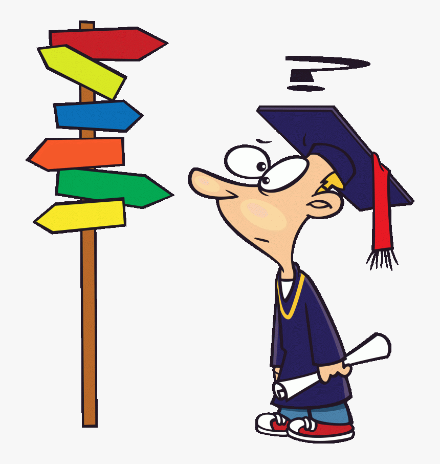 High School Clipart Clipart Library Collegetracks Wheaton - Clipart Confused Student, HD Png Download