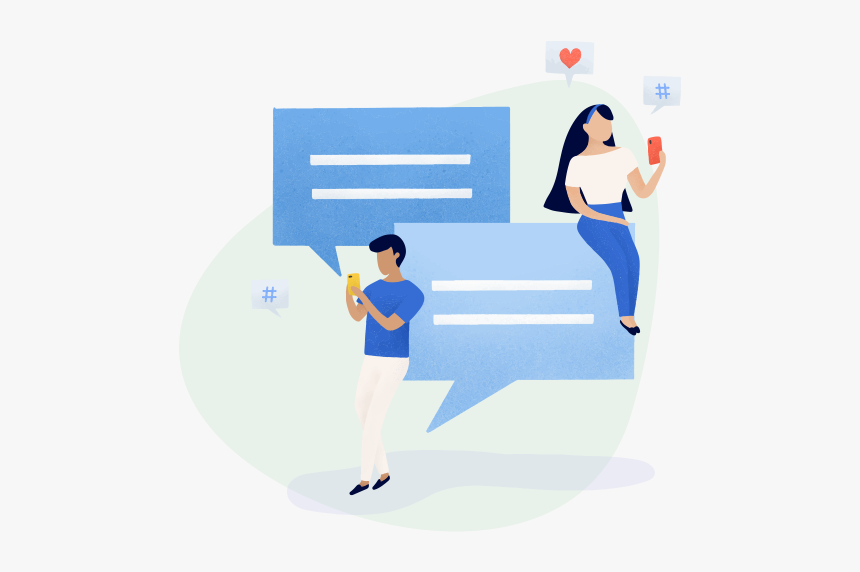 Social Media Marketing - Discussion Réseaux Sociaux, HD Png Download
