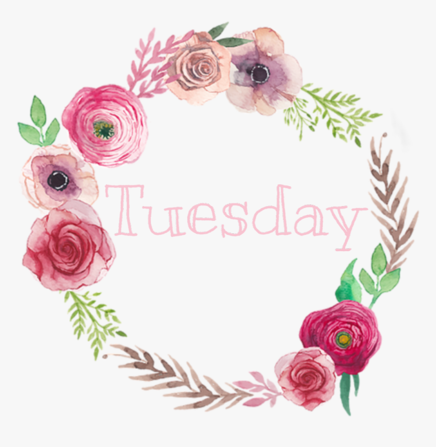 #flower #ring #stiker - Yuvarlak Çerçeve Çiçek, HD Png Download