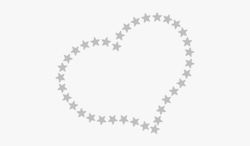 Star Heart Clip Art - Star Heart Clipart Black And White, HD Png Download